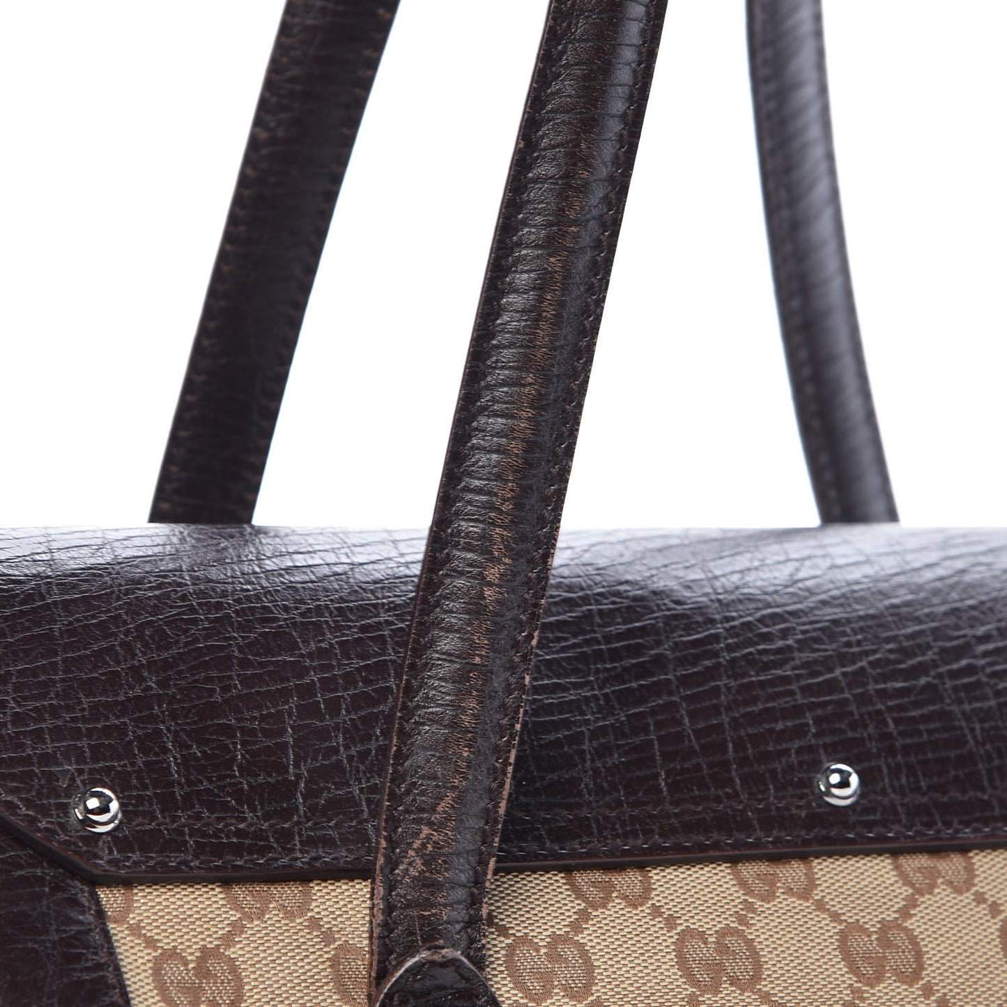 Monogram Bamboo Bullet Bag Dark Brown