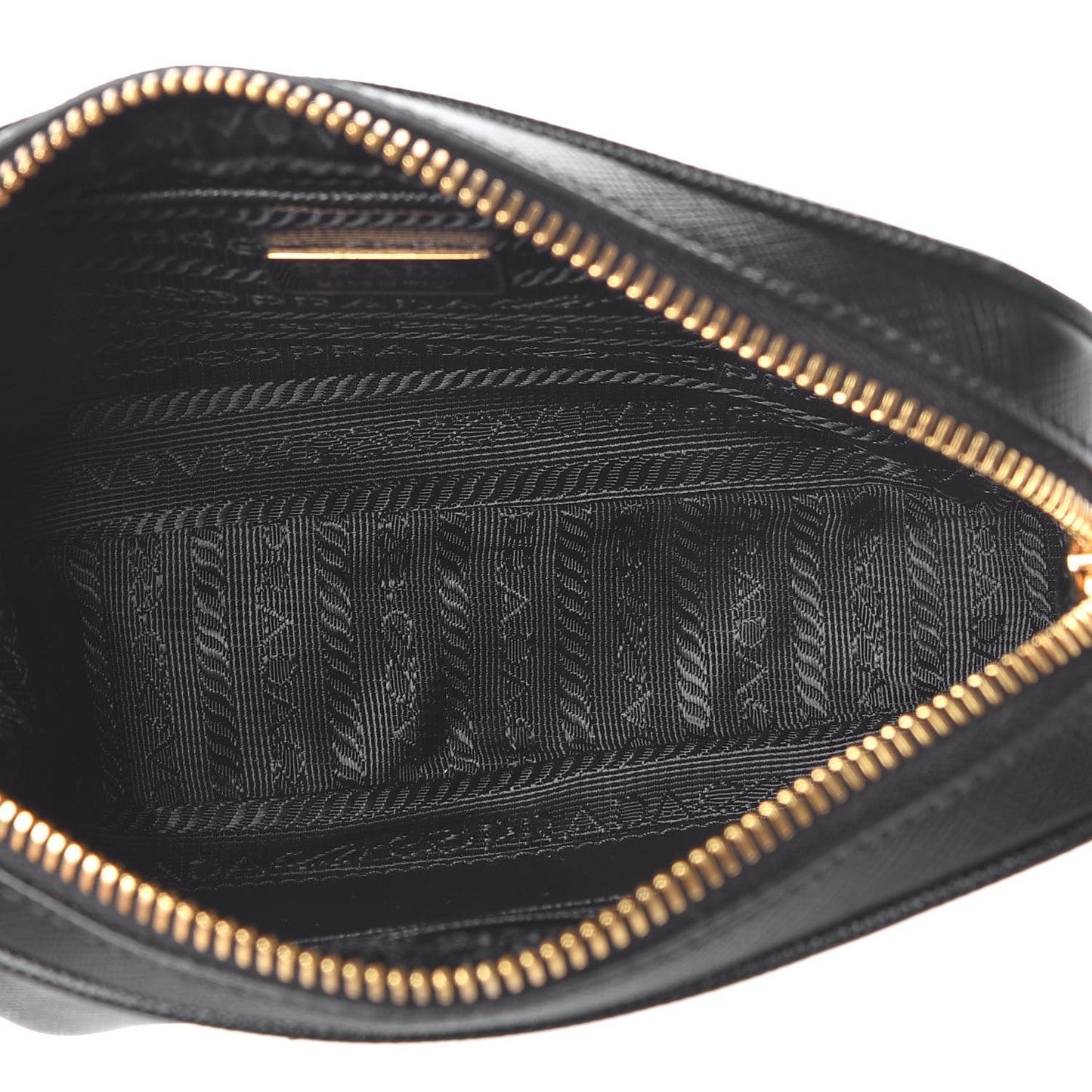 Saffiano Small Camera Crossbody Bag Black