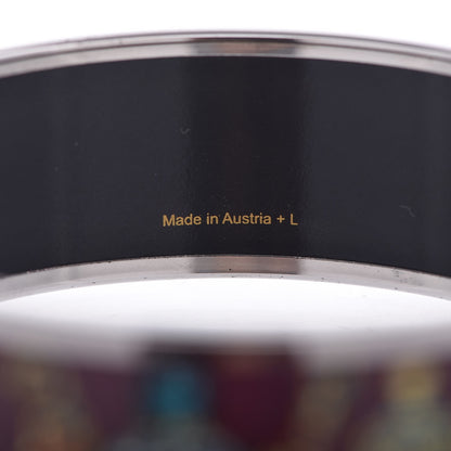 Hermes Enamel Printed Wide Flacons Bracelet 65 5 of 6