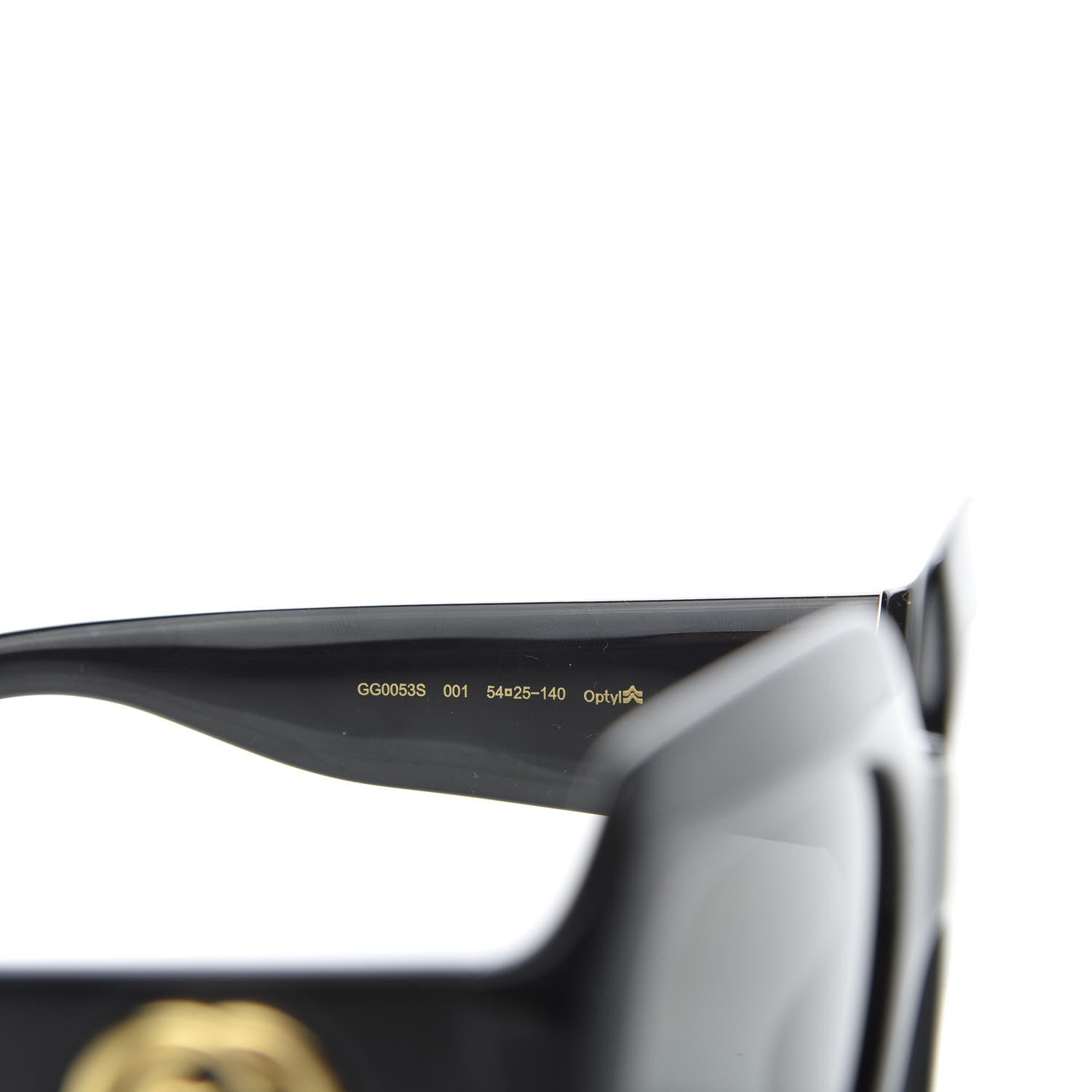 Gucci Acetate Square Frame Sunglasses GG0053S Black 7 of 8