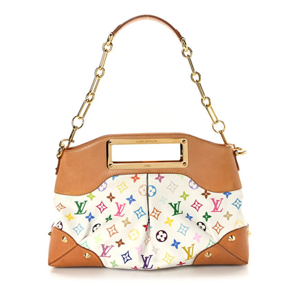 Louis Vuitton Monogram Multicolor Judy MM White 1 of 8