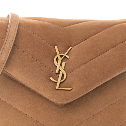 Saint Laurent Suede Toy Loulou Shoulder Bag Cinnamon 9 of 12