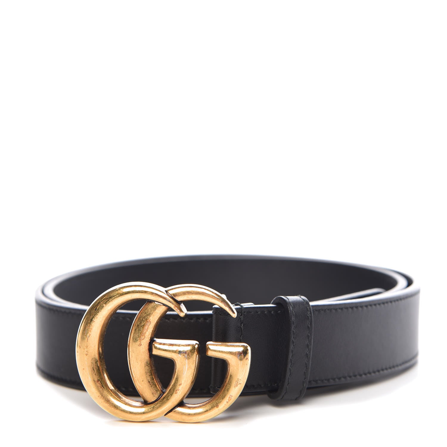 Gucci Calfskin Double G 30mm Belt 90 36 Black 2 of 13
