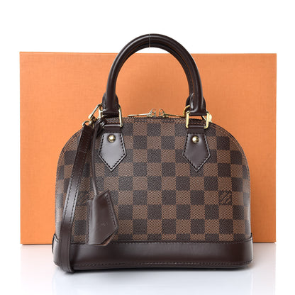 Louis Vuitton Damier Ebene Alma BB 8 of 8