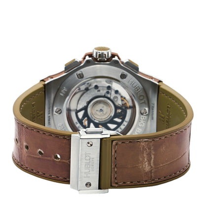 Hublot Stainless Steel Alligator Andalusite 41mm Big Bang Tutti Frutti Automatic Watch Camel 342.SA.5390.LR.1918 3 of 4