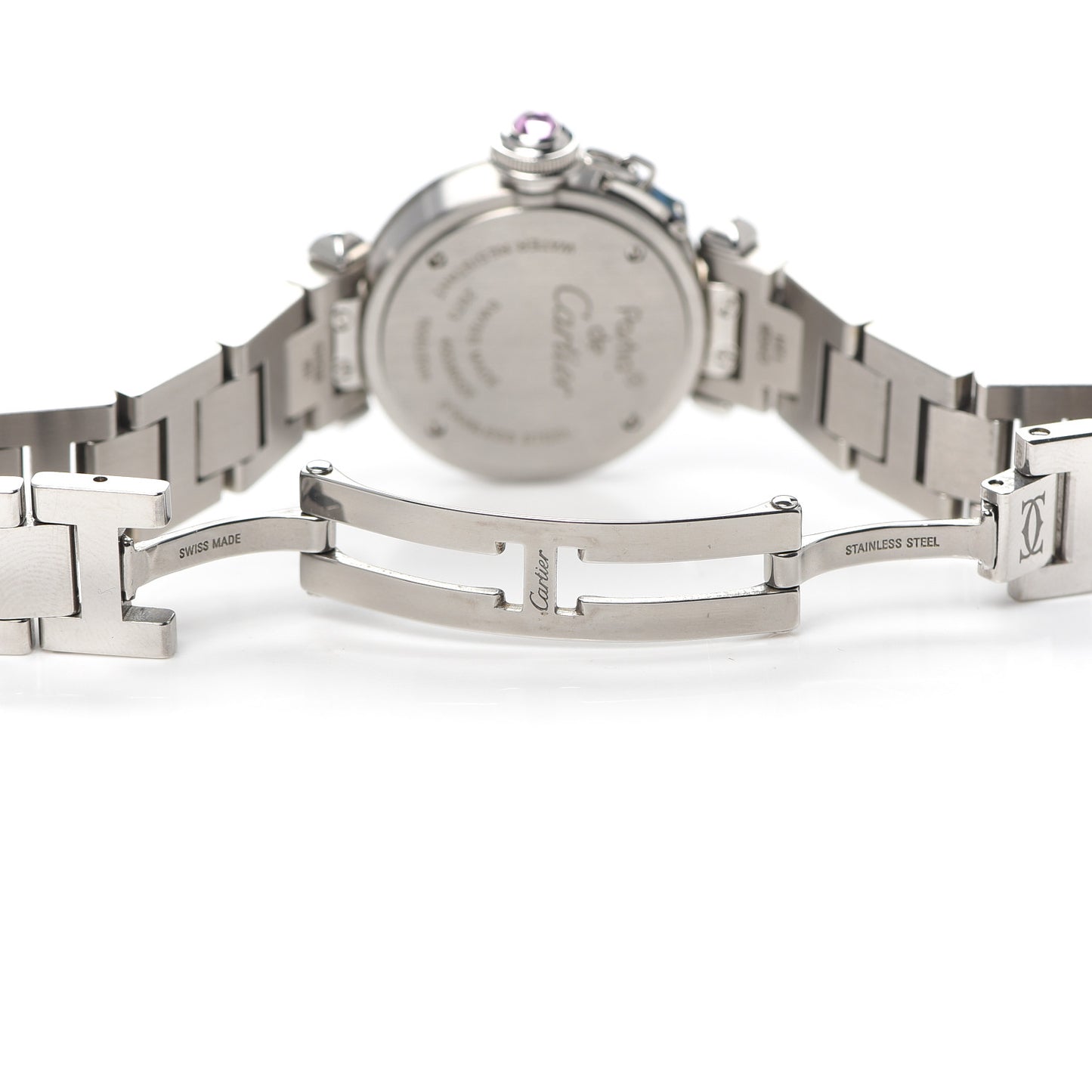 Stainless Steel 27mm Miss Pasha Quartz Watch Pink