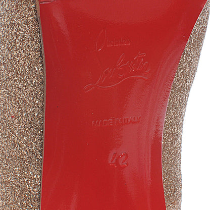 Christian Louboutin Ron Ron 100 Glitter Pumps 42 Nude 6 of 6