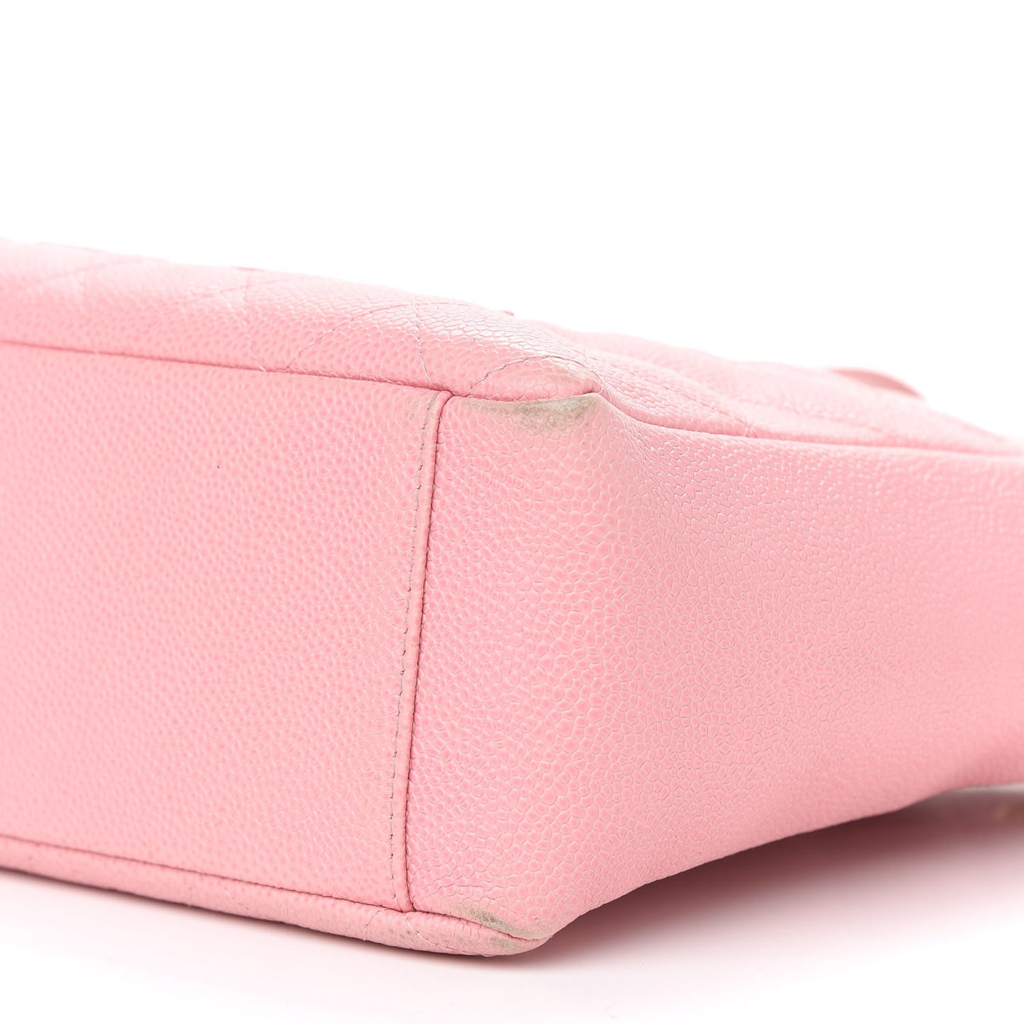 Caviar Quilted Petit Shopping Tote PST Pink