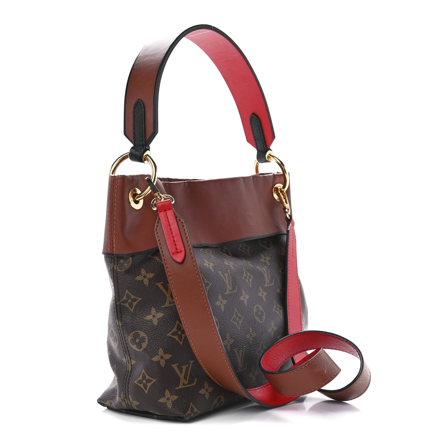 Monogram Tuileries Besace Caramel Rouge