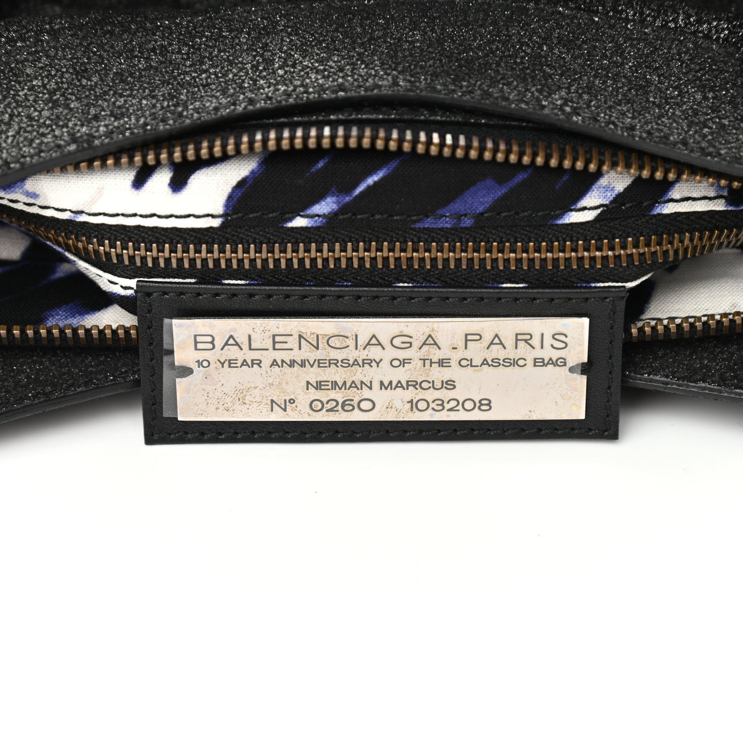 Craquele Calfskin Classic Hardware First Black