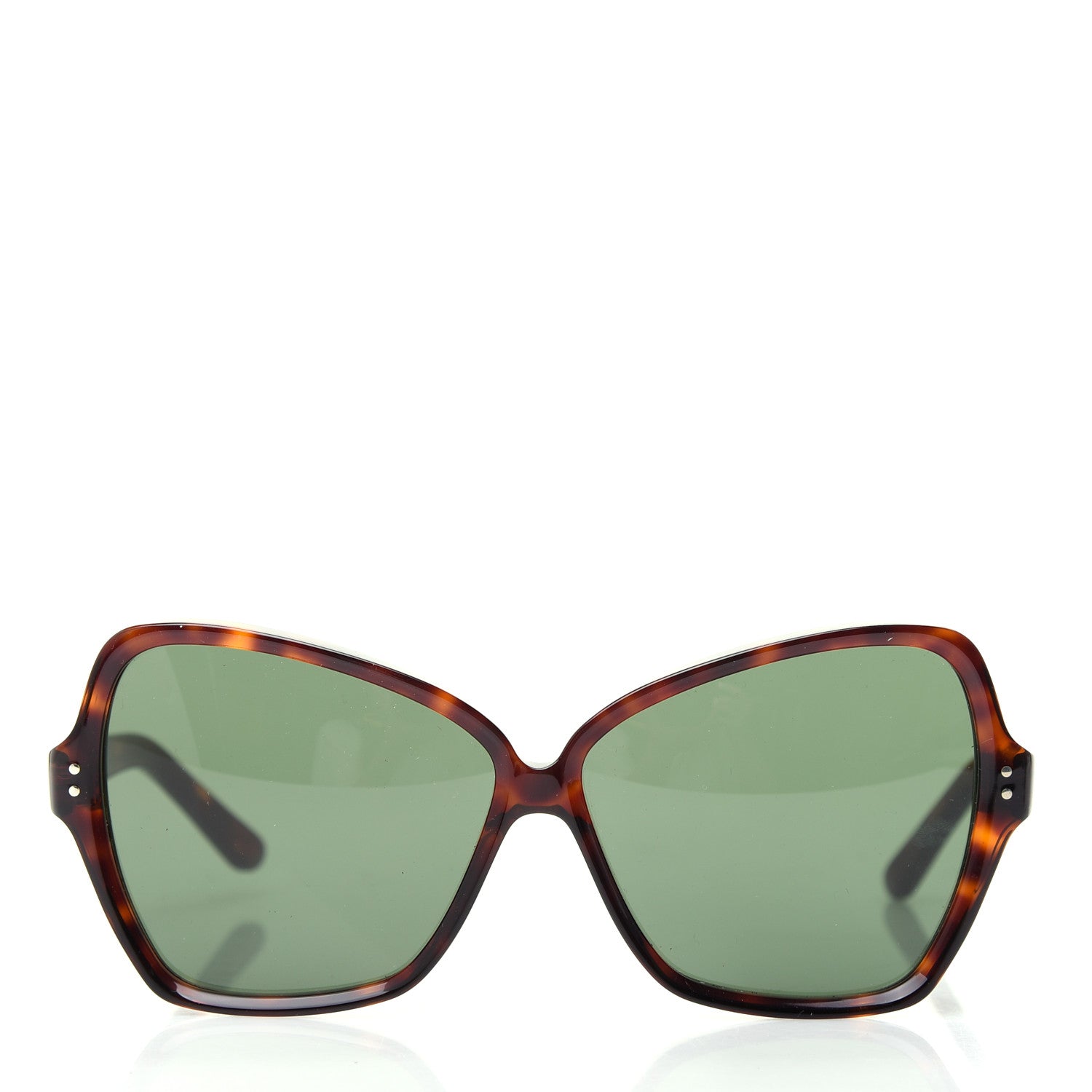 Celine Acetate Butterfly Sunglasses CL 40067I Havana 2 of 7