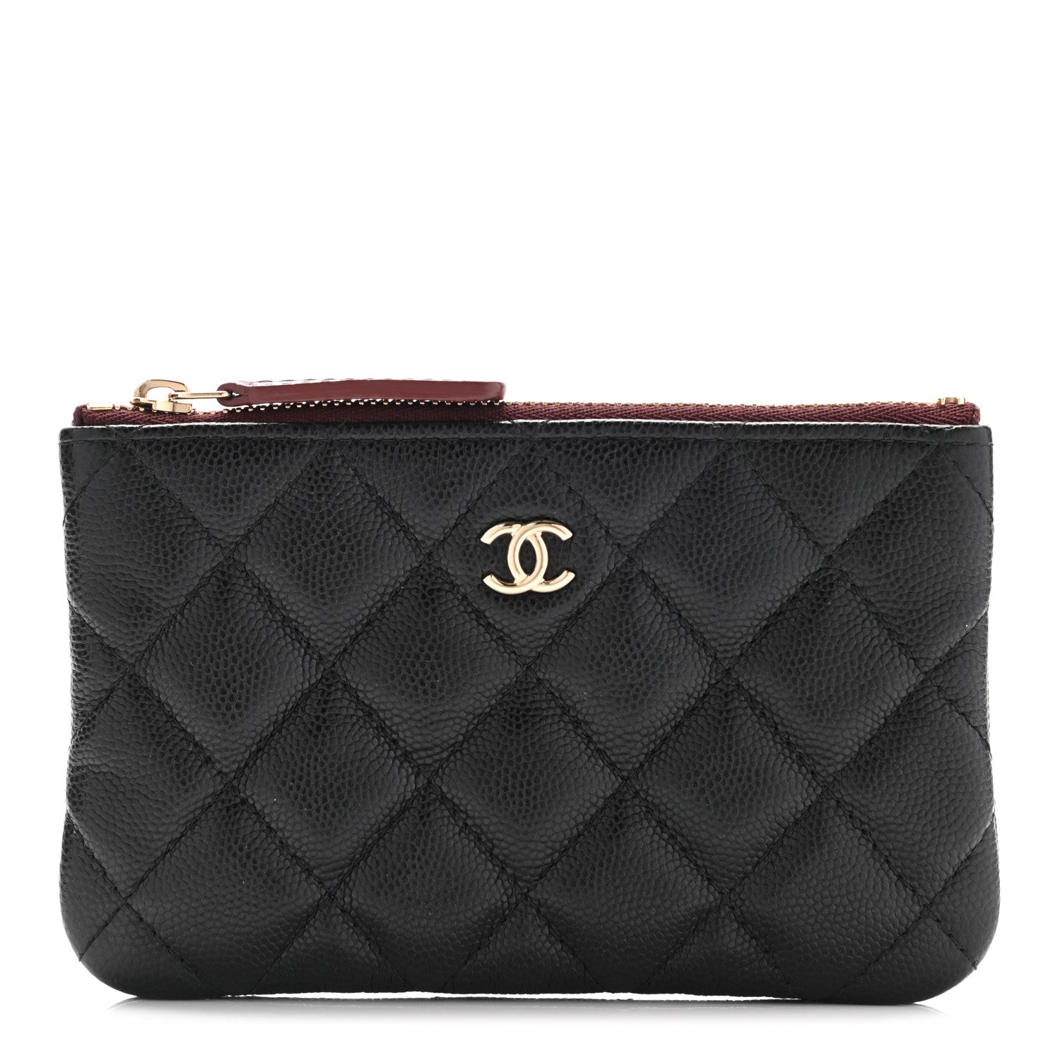 Chanel Caviar Quilted Small Cosmetic Case Black 1 of 8