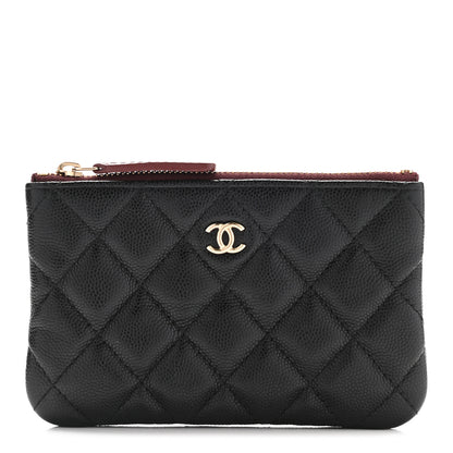 Chanel Caviar Quilted Small Cosmetic Case Black 1 of 8