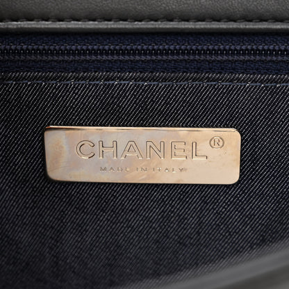Chanel Lambskin CC Mania Flap Bag Black 6 of 10