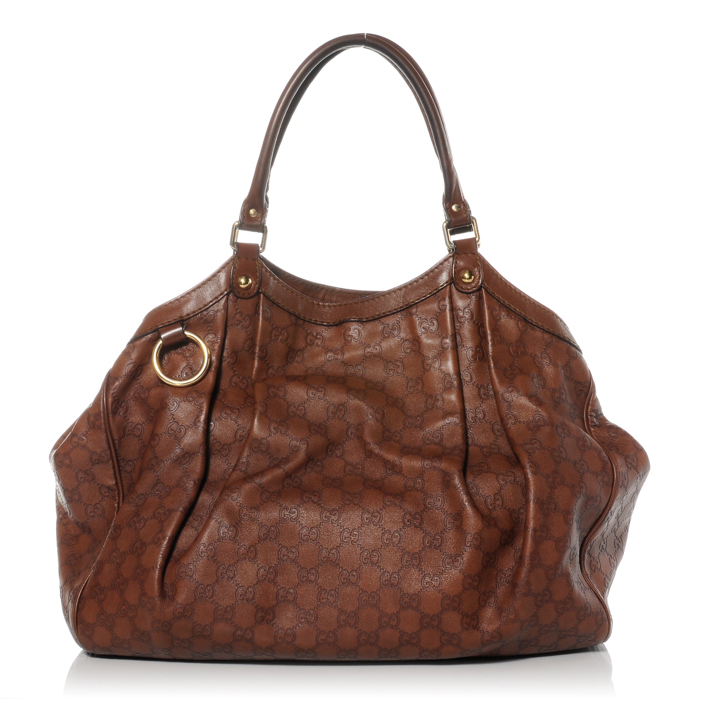 Guccissima Large Sukey Tote Bronze