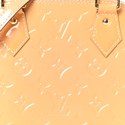 Louis Vuitton Vernis Alma BB Rose Velours 7 of 10