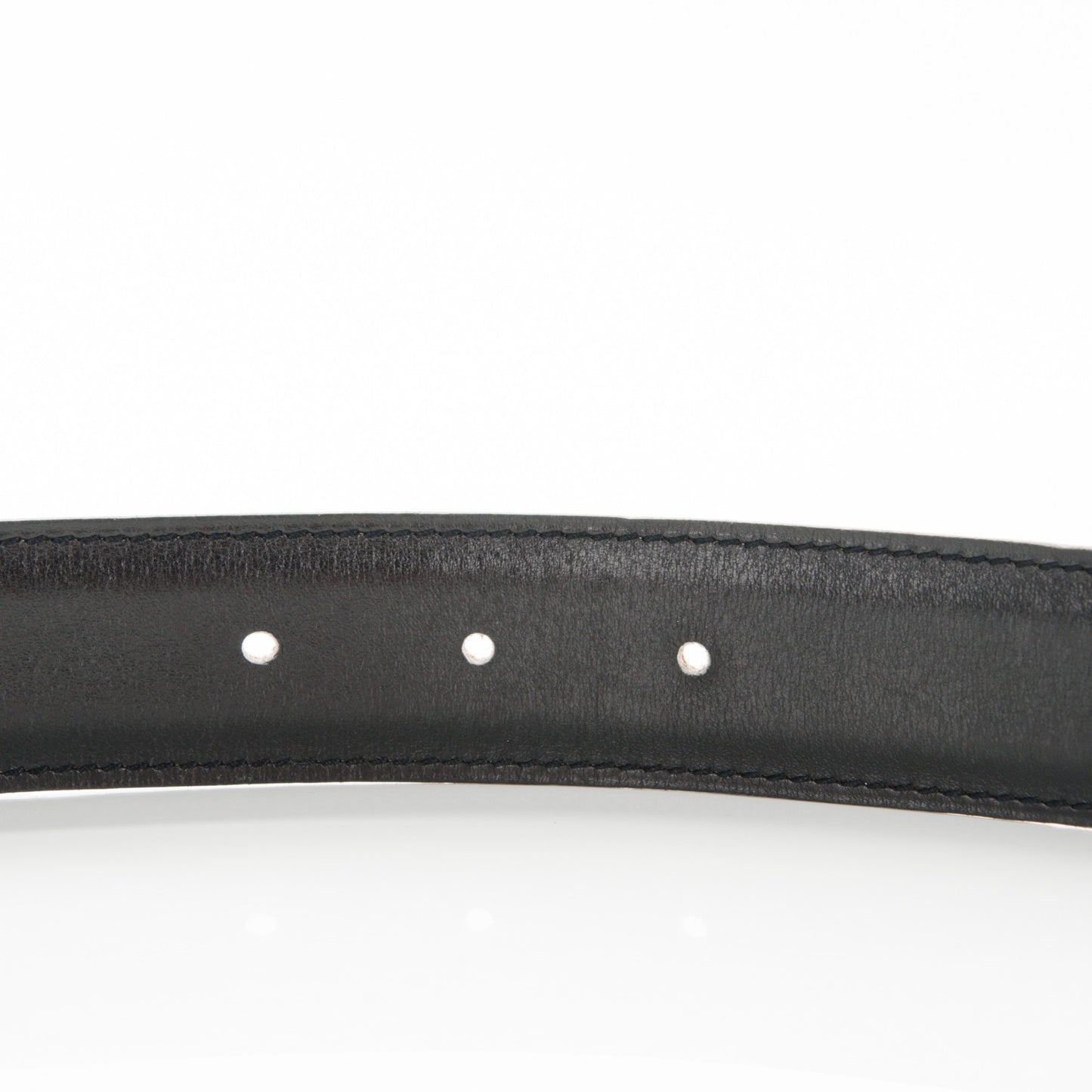 Box Epsom 32mm H Belt 68 Black Gold