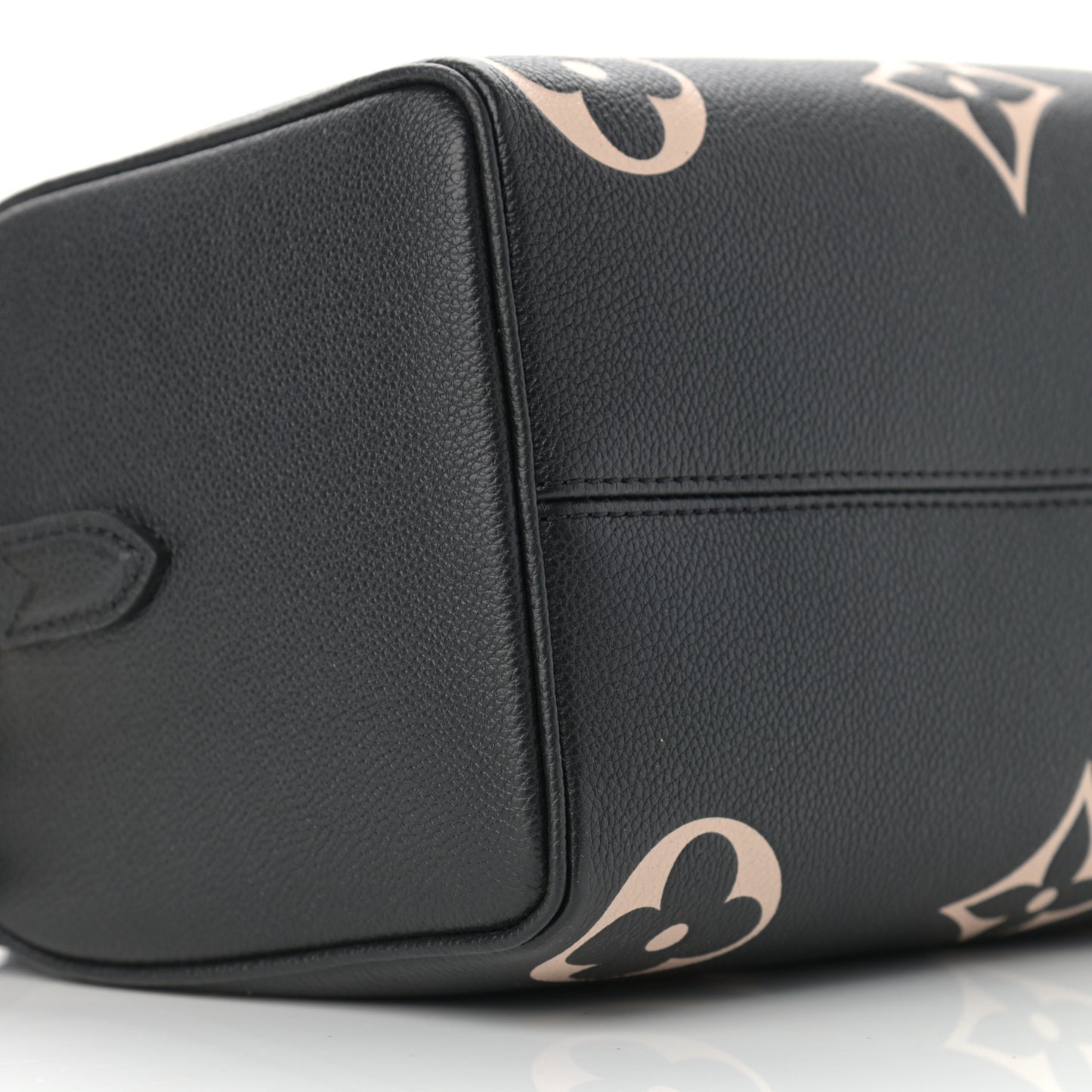 Empreinte Monogram Giant Speedy Bandouliere 25 Black Beige