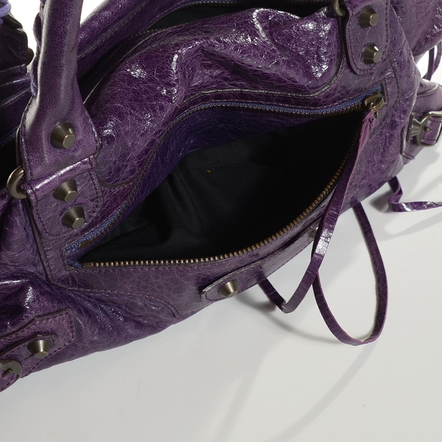 Balenciaga Agneau Classic Hardware Twiggy Sapphire 6 of 14