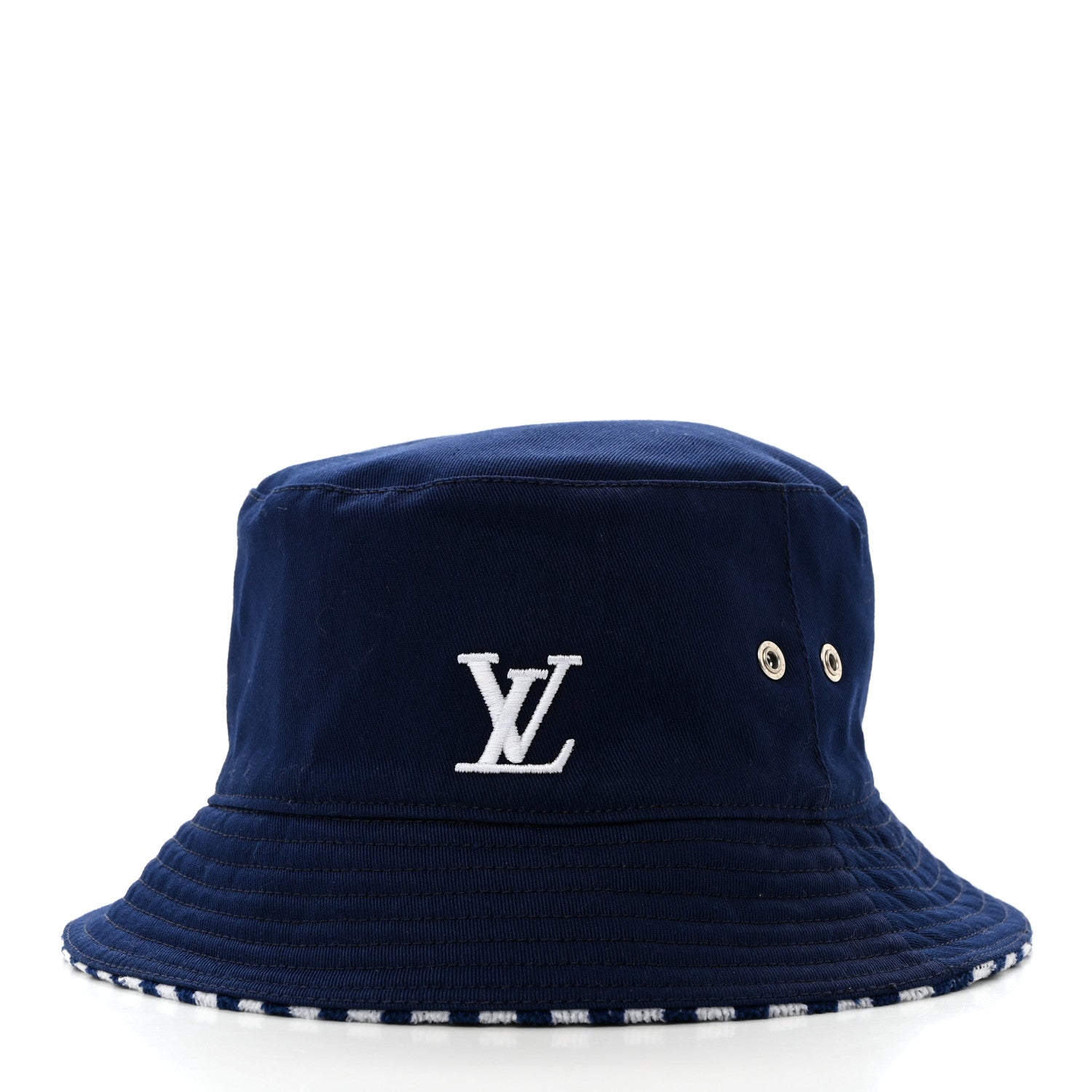 Louis Vuitton LV Graphical Reversible Bucket Hat L Blue 4 of 15