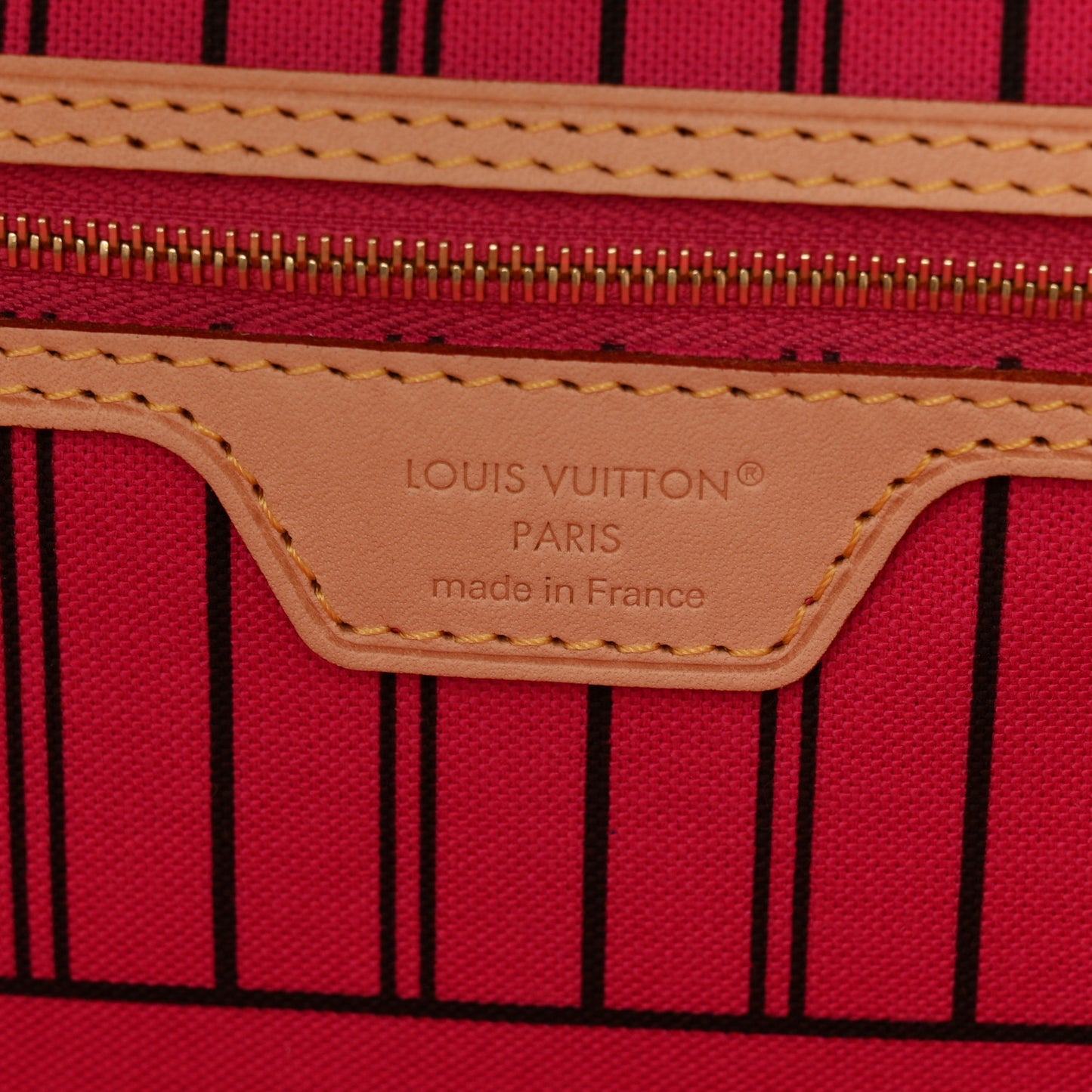 Monogram Inside Out Neverfull Bandouliere MM Rose Pondichery