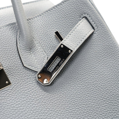 Hermes Togo Birkin 30 Bleu Glacier 11 of 11