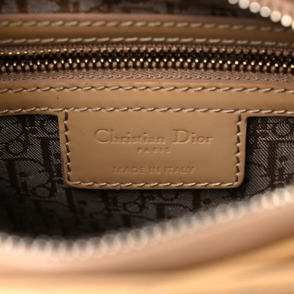 Christian Dior Patent Cannage Medium Lady Dior Beige 6 of 11