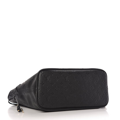 Louis Vuitton Empreinte Monogram Giant Neverfull MM Black 4 of 8