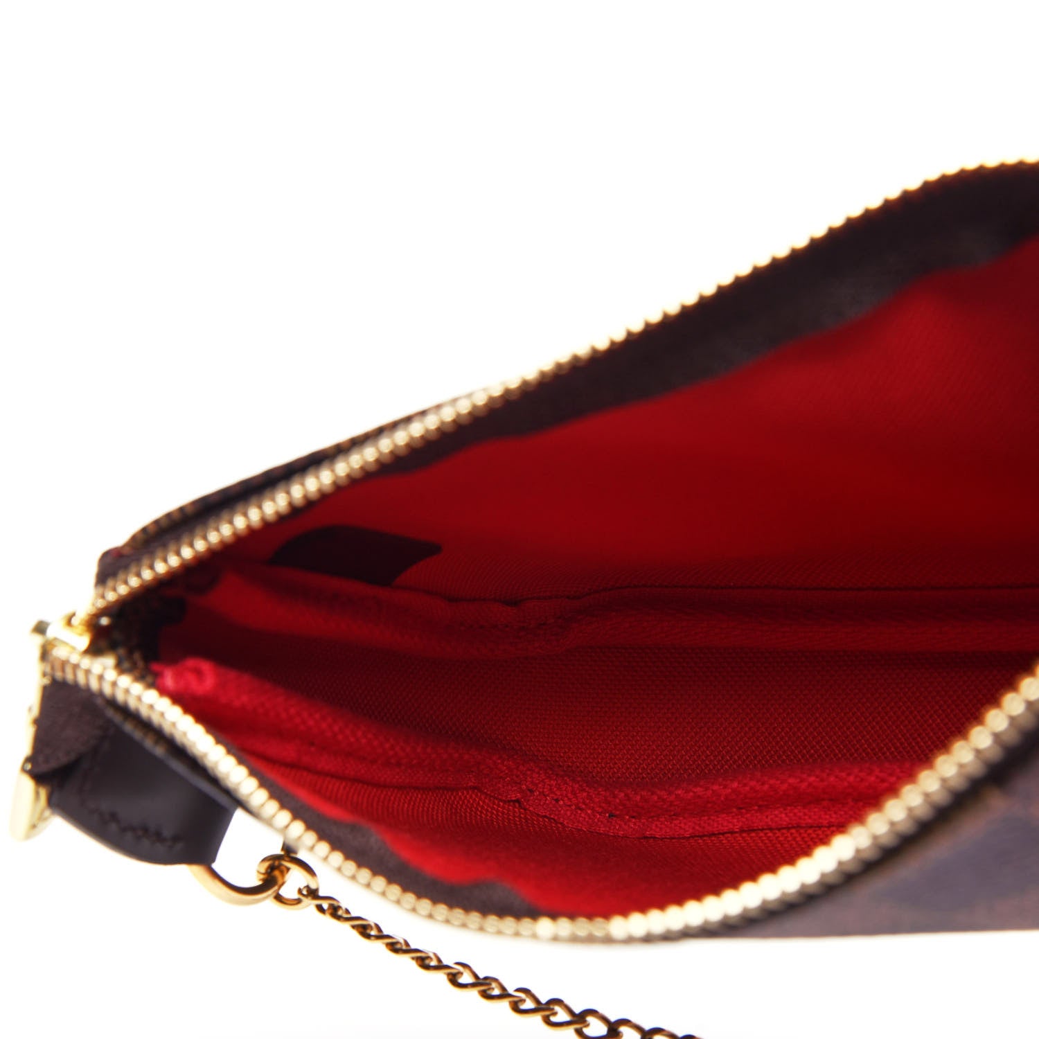 Louis Vuitton Damier Ebene Mini Pochette Accessories 6 of 9
