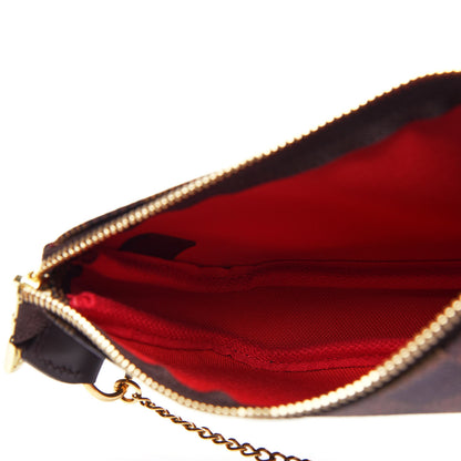 Louis Vuitton Damier Ebene Mini Pochette Accessories 6 of 9