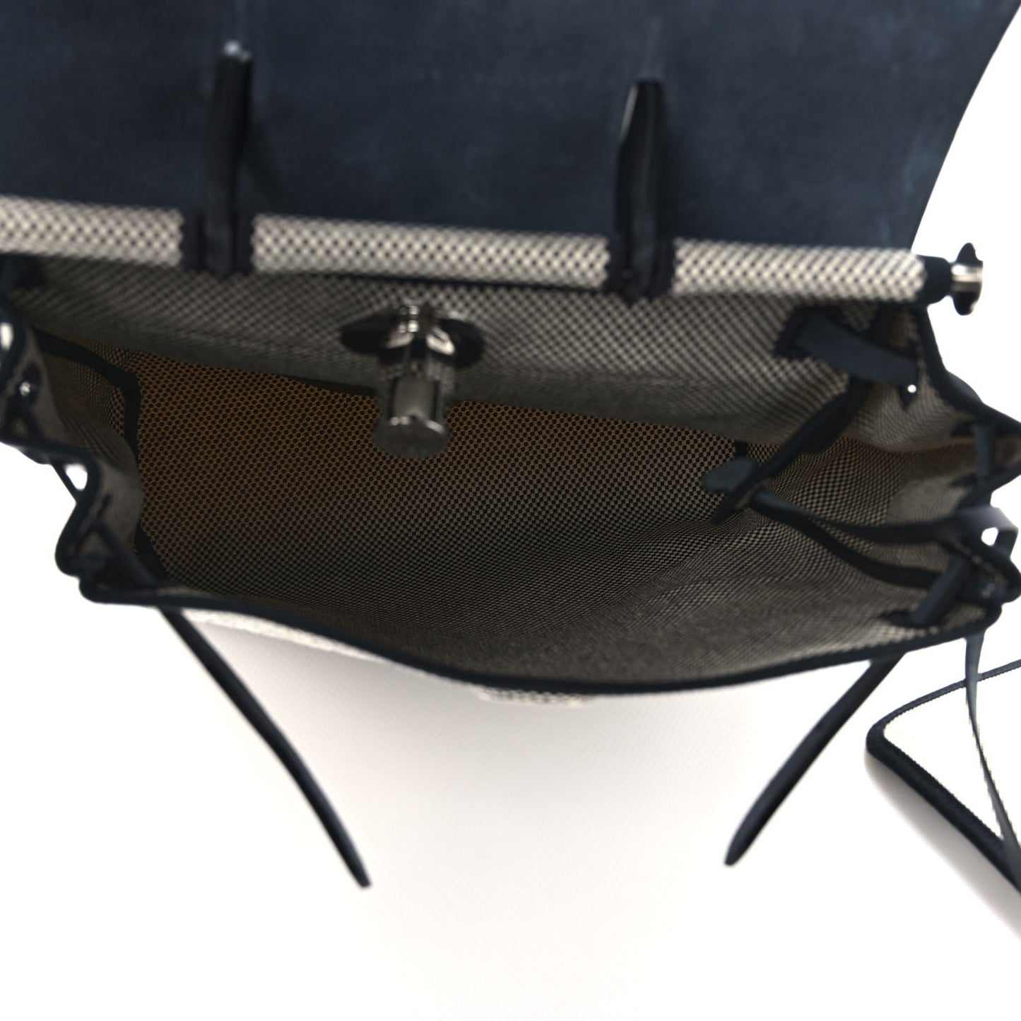 Criss Viking Vache Hunter Herbag a Dos Zip Retourne Backpack Ecru Black