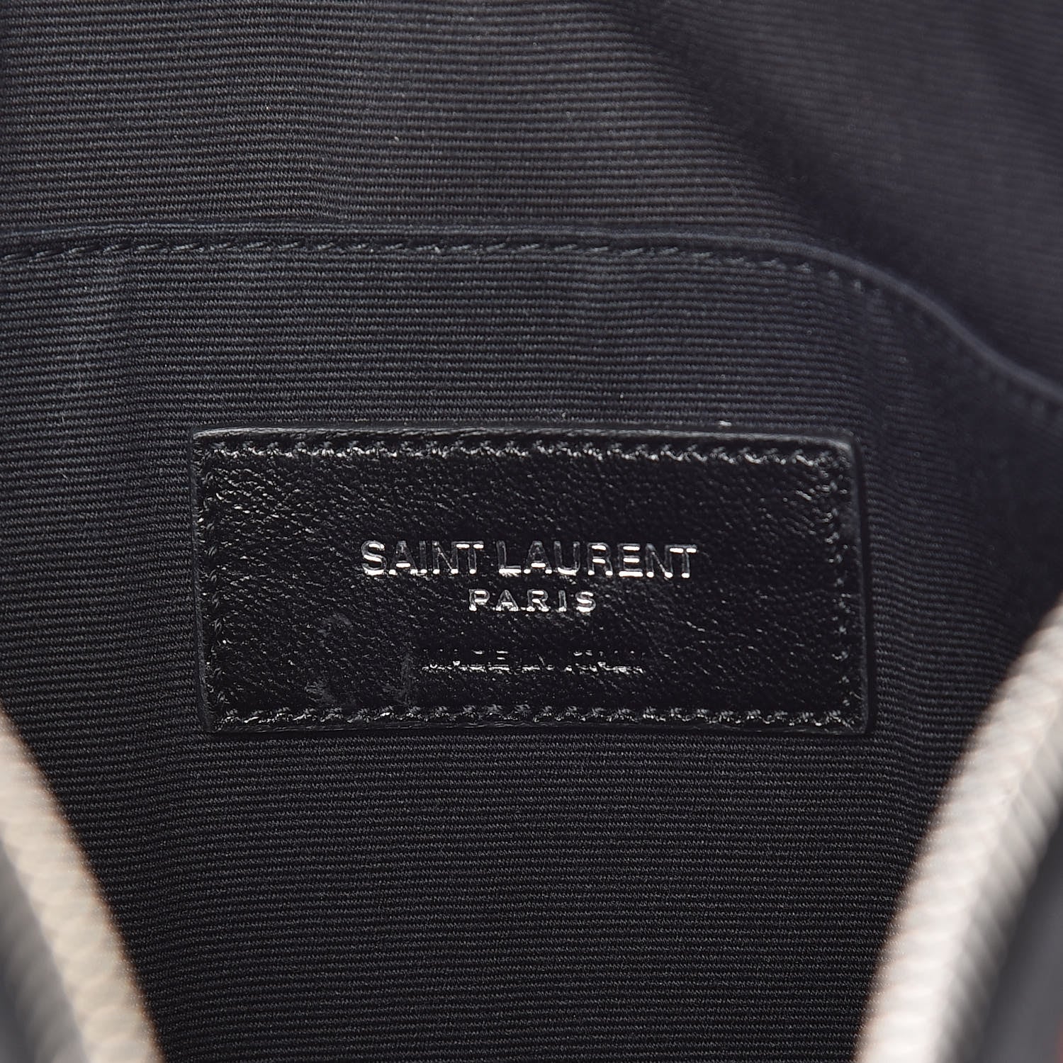 Saint Laurent Calfskin Star Rider iPad Pouch Black 8 of 11