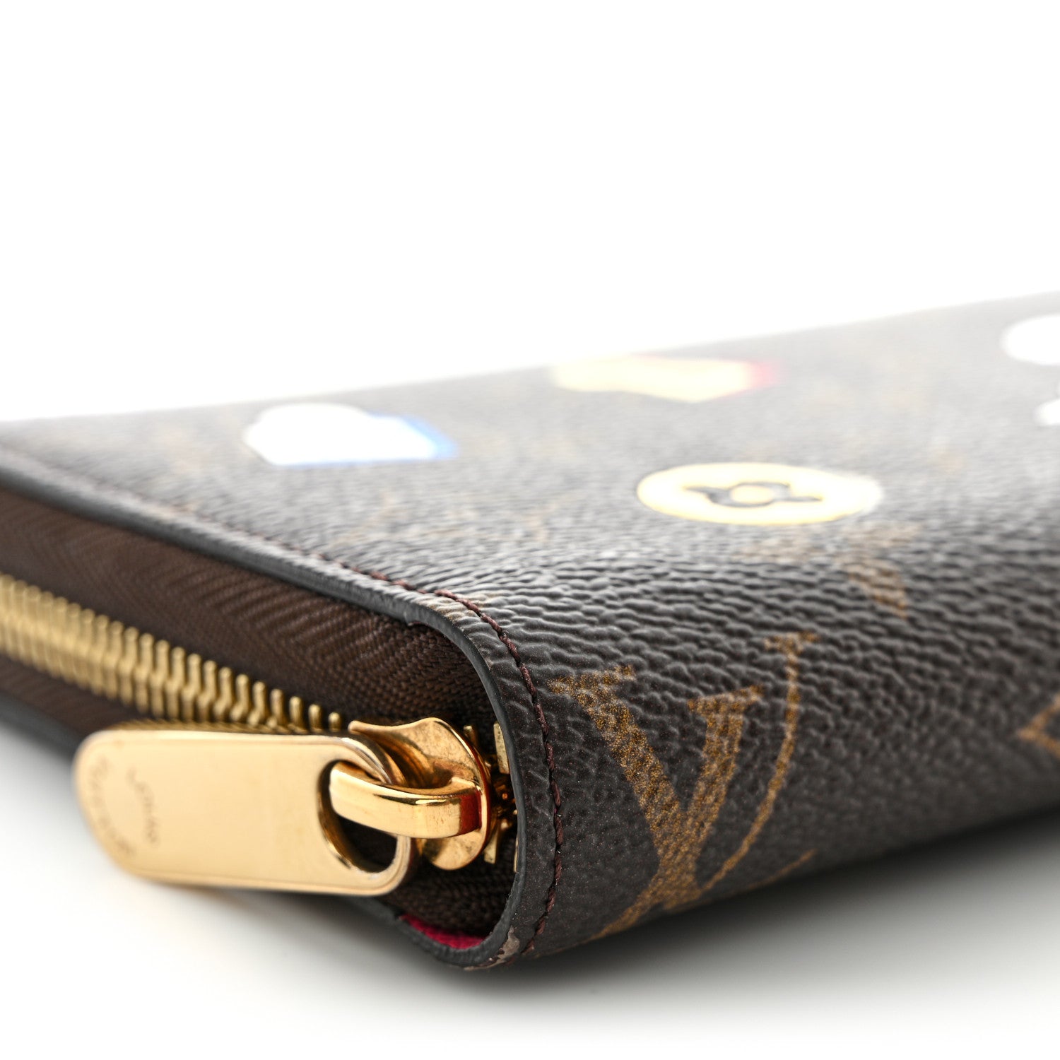 Louis Vuitton Monogram LV Love Lock Zippy Wallet 8 of 12
