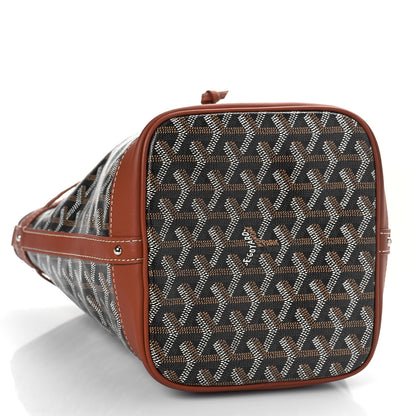 Goyard Goyardine Petit Flot Bucket Bag PM Black Gold 4 of 10