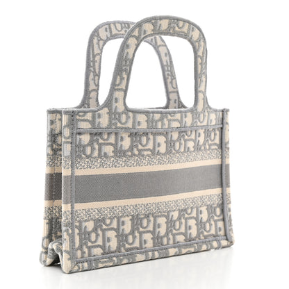 Christian Dior Oblique Mini Book Tote Grey Multicolor 3 of 11