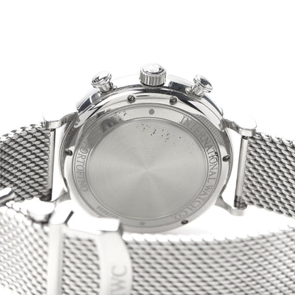IWC Stainless Steel 42mm Portofino Chronograph Automatic Watch Black IW391030 5 of 8