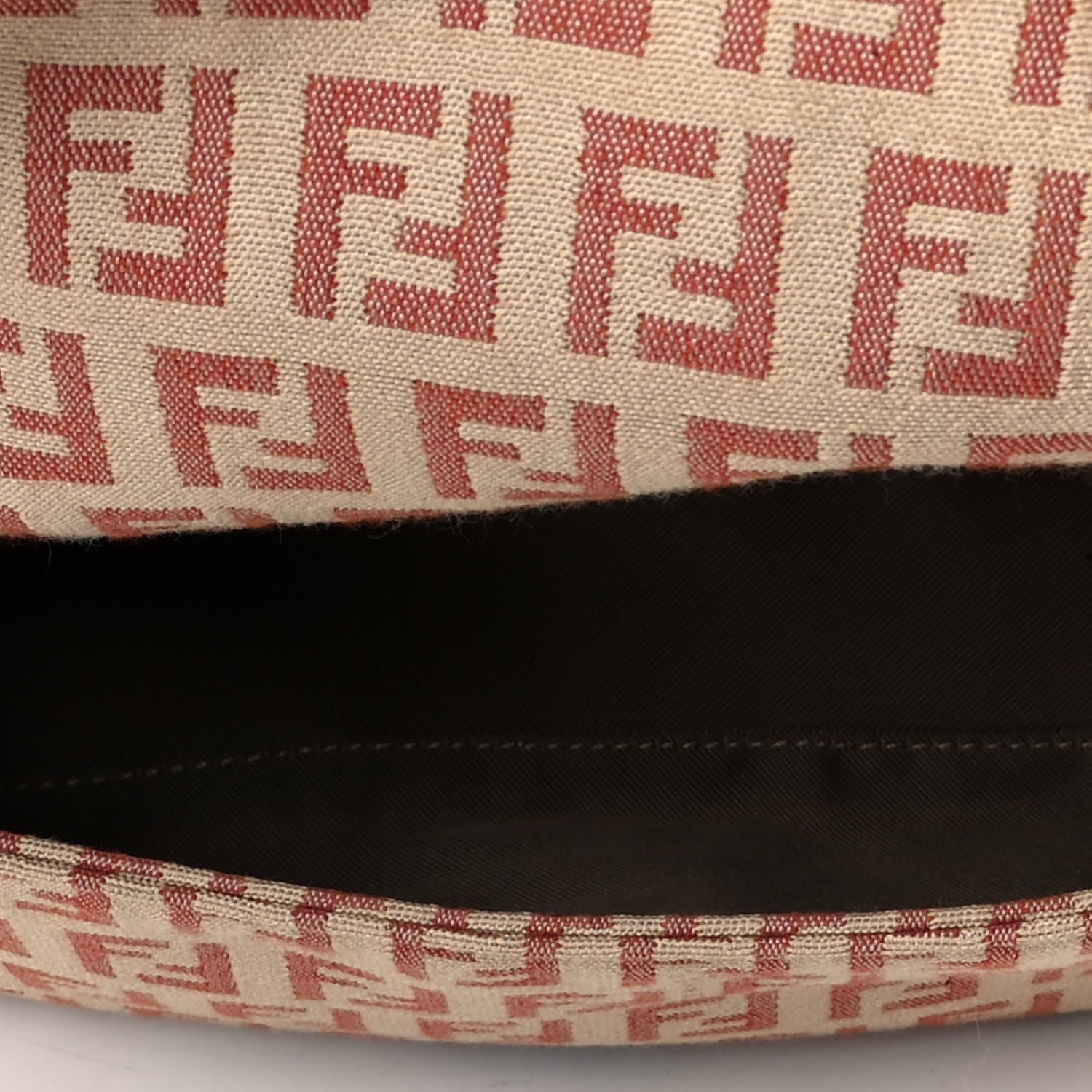 Fendi Zucchino Vitello Mini Mama Baguette Beige Bruciato Bois de Rose 4 of 6