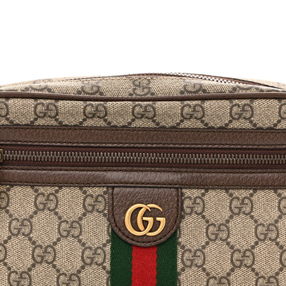 Gucci Soft GG Supreme Monogram Medium Ophidia Belt Bag Dark Brown 8 of 10