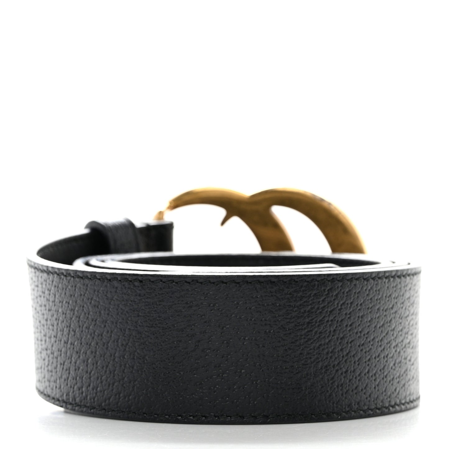 Textured Calfskin Double G 40mm Belt 90 36 Black