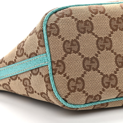 Gucci Monogram Boat Pochette Teal 8 of 13