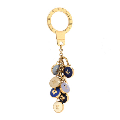 Louis Vuitton Metal Enamel Pastilles Key Ring Holder Blue 1 of 4