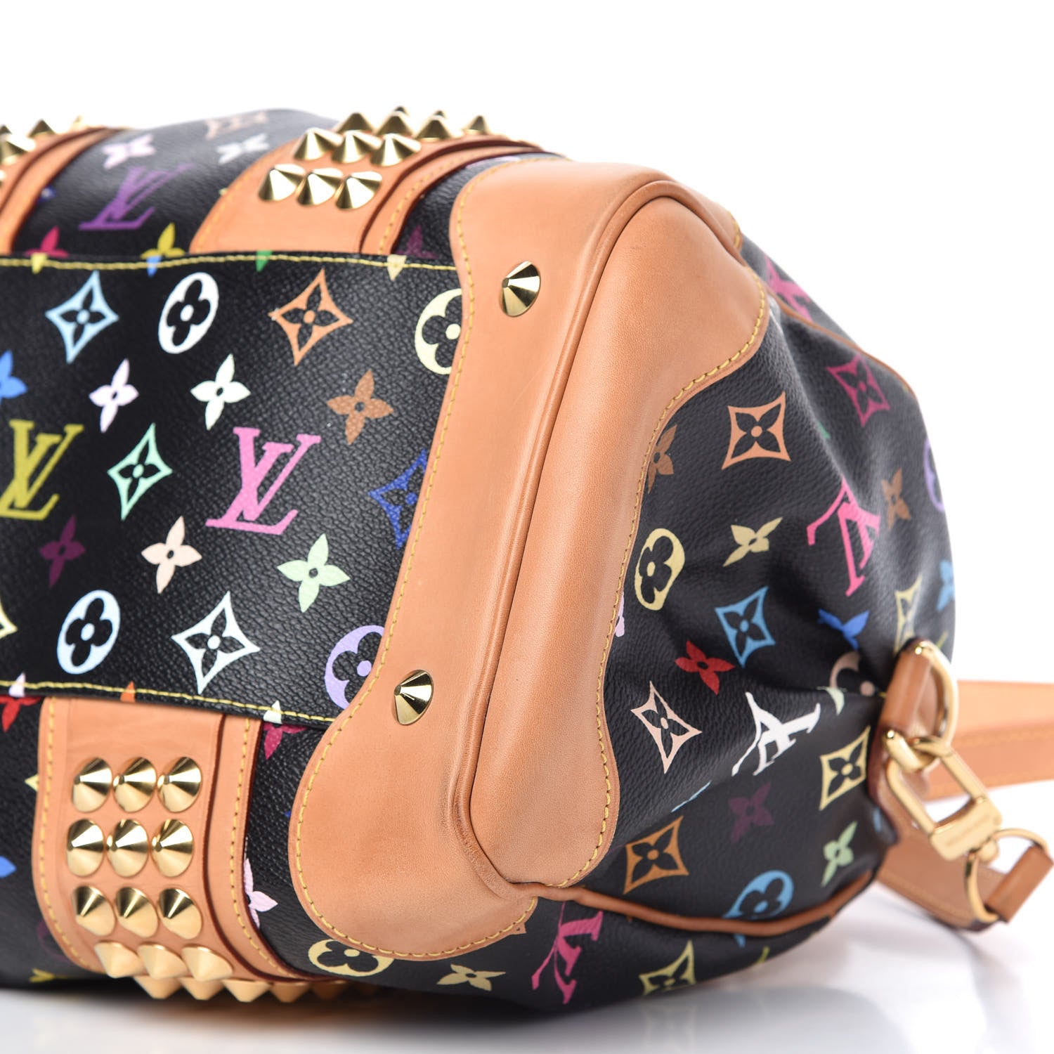 Louis Vuitton Monogram Multicolor Courtney MM Black 7 of 10