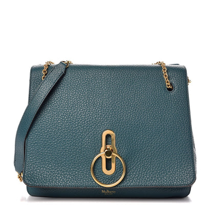 Mulberry Classic Grain Calfskin Marloes Satchel Imperial Blue 1 of 6