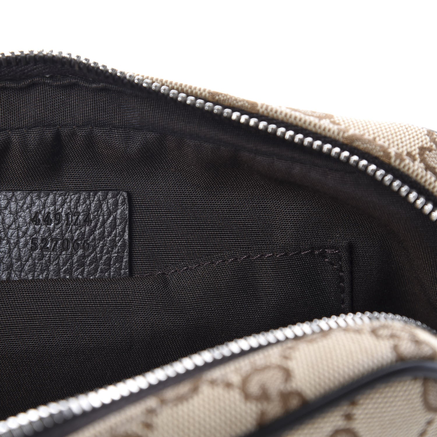 Gucci Monogram Belt Bag Dark Brown 9 of 10