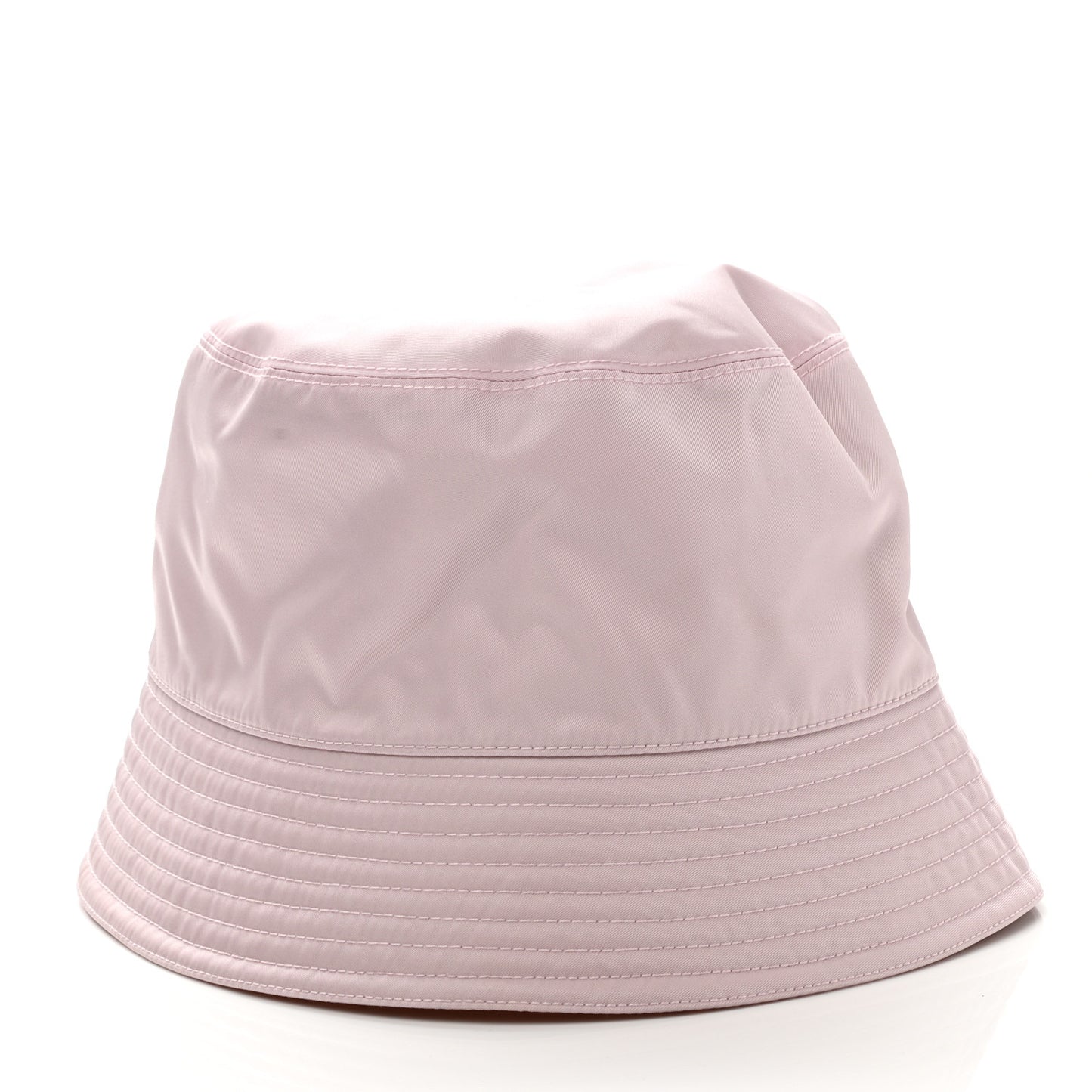 Re-Nylon Metal Triangle Logo Womens Bucket Hat XL Alabastro