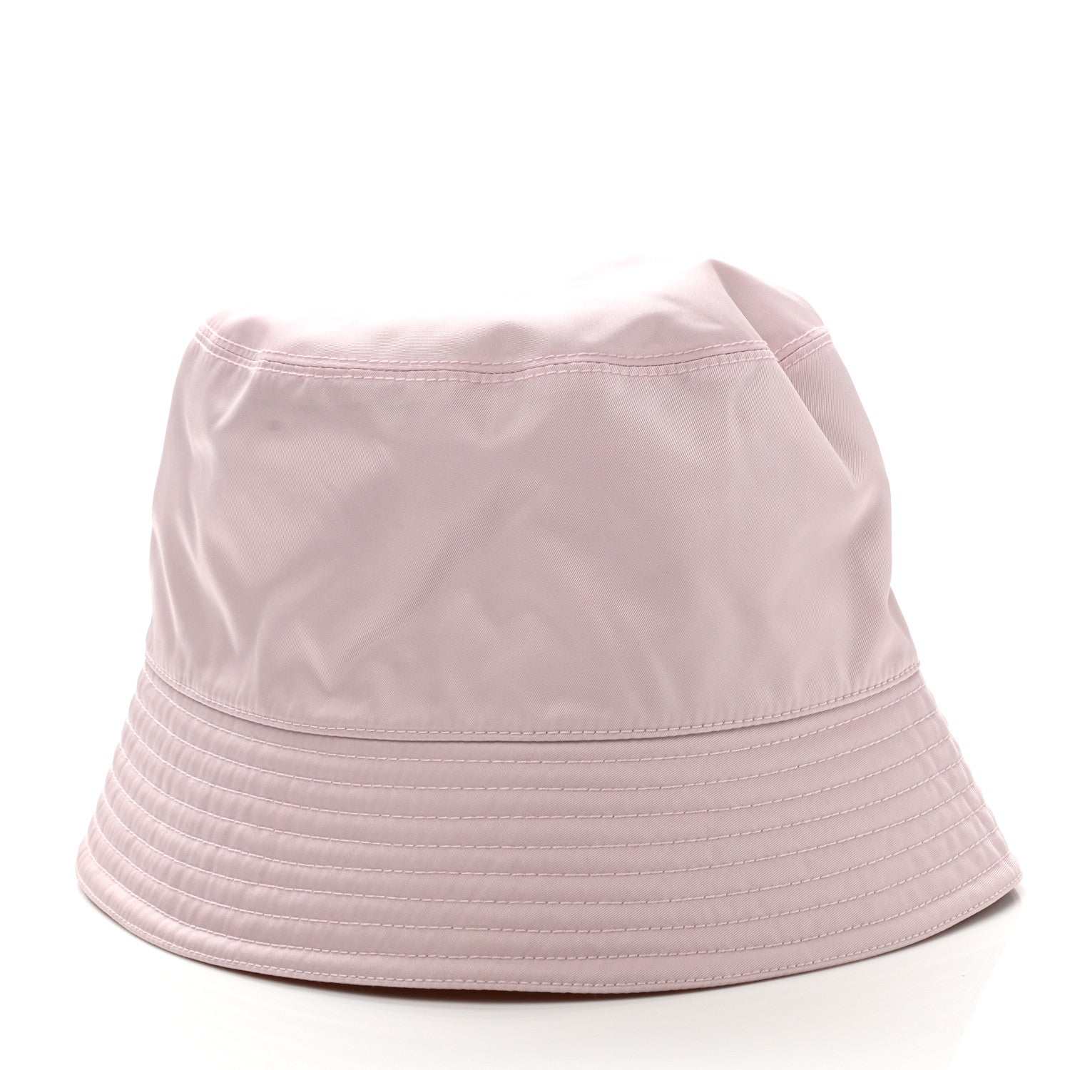 Prada Re-Nylon Metal Triangle Logo Womens Bucket Hat XL Alabastro 5 of 8