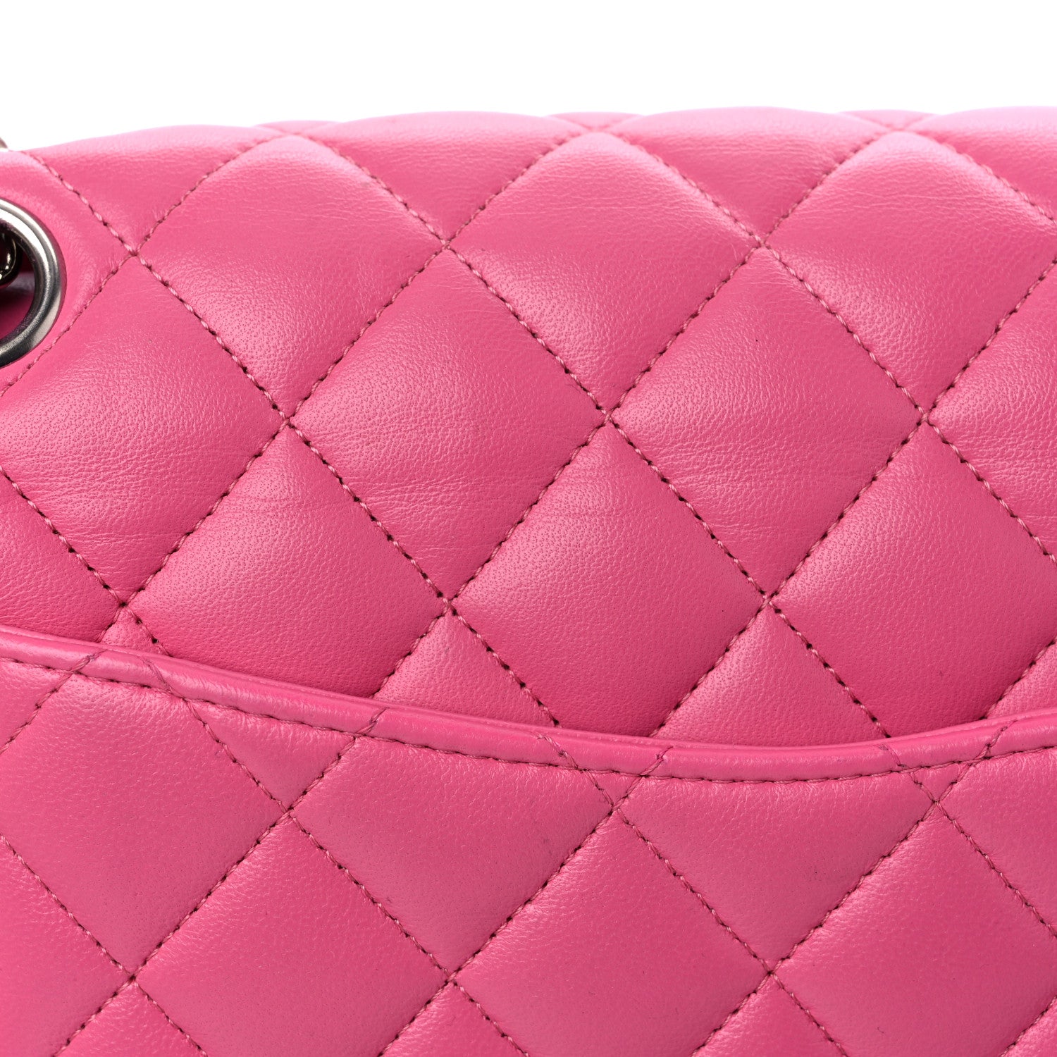 Chanel Lambskin Quilted Small Double Flap Pink 15 of 16