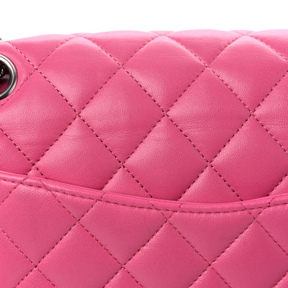 Chanel Lambskin Quilted Small Double Flap Pink 15 of 16