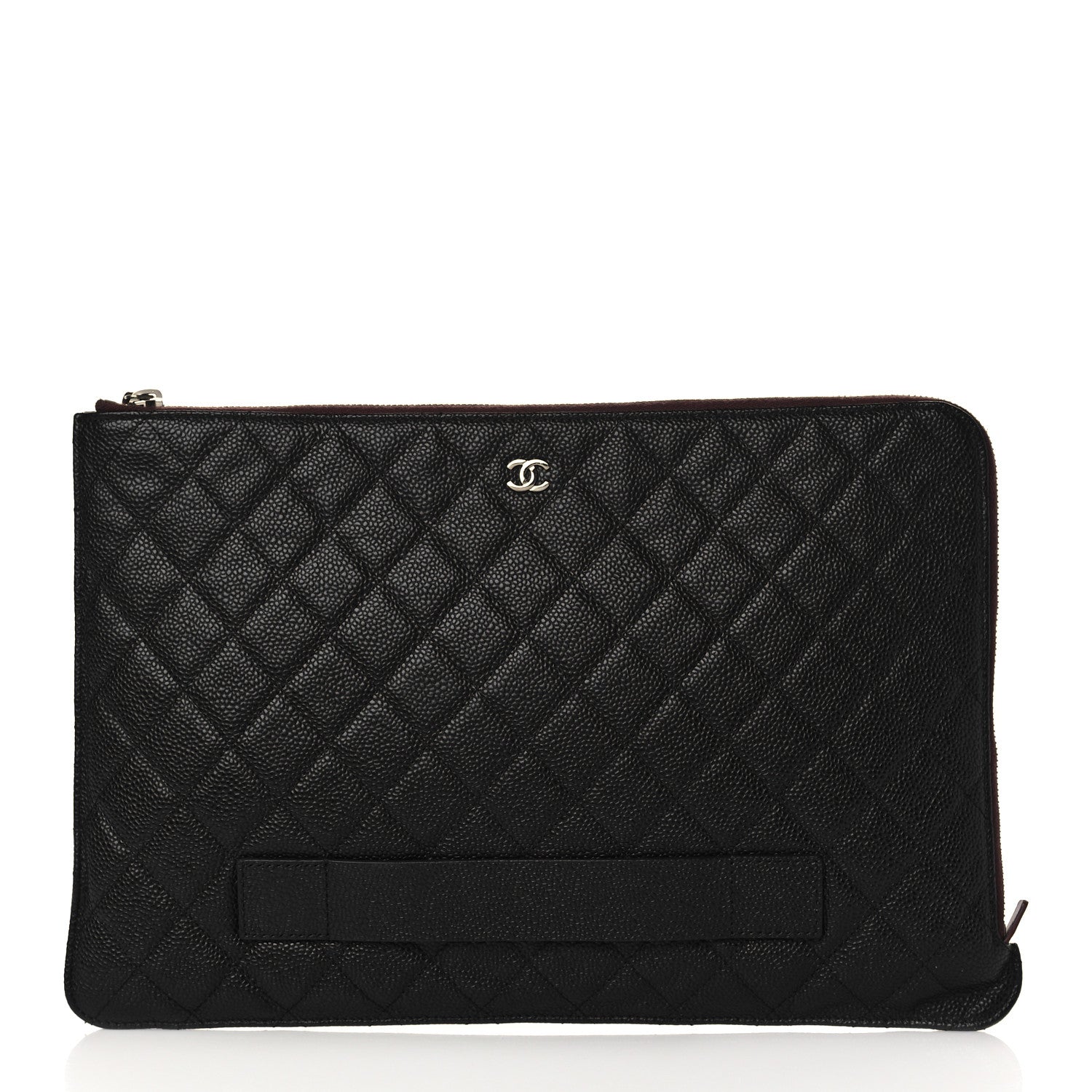 Chanel Caviar Quilted Document Portfolio Holder Black 1 of 8