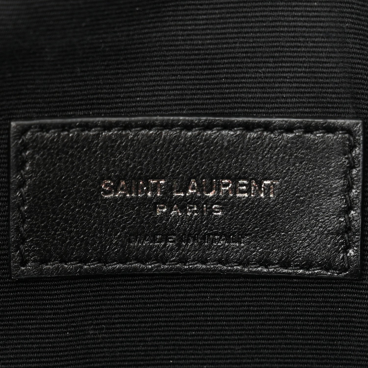 Saint Laurent Grain De Poudre Uptown Pouch Black 6 of 9